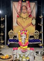 Jalabhisheka and Arati by HH Swamiji on Vardhanti Divasa of Shri Devi Durga Parameshwari Sannidhih at Karla (4 March 2025)